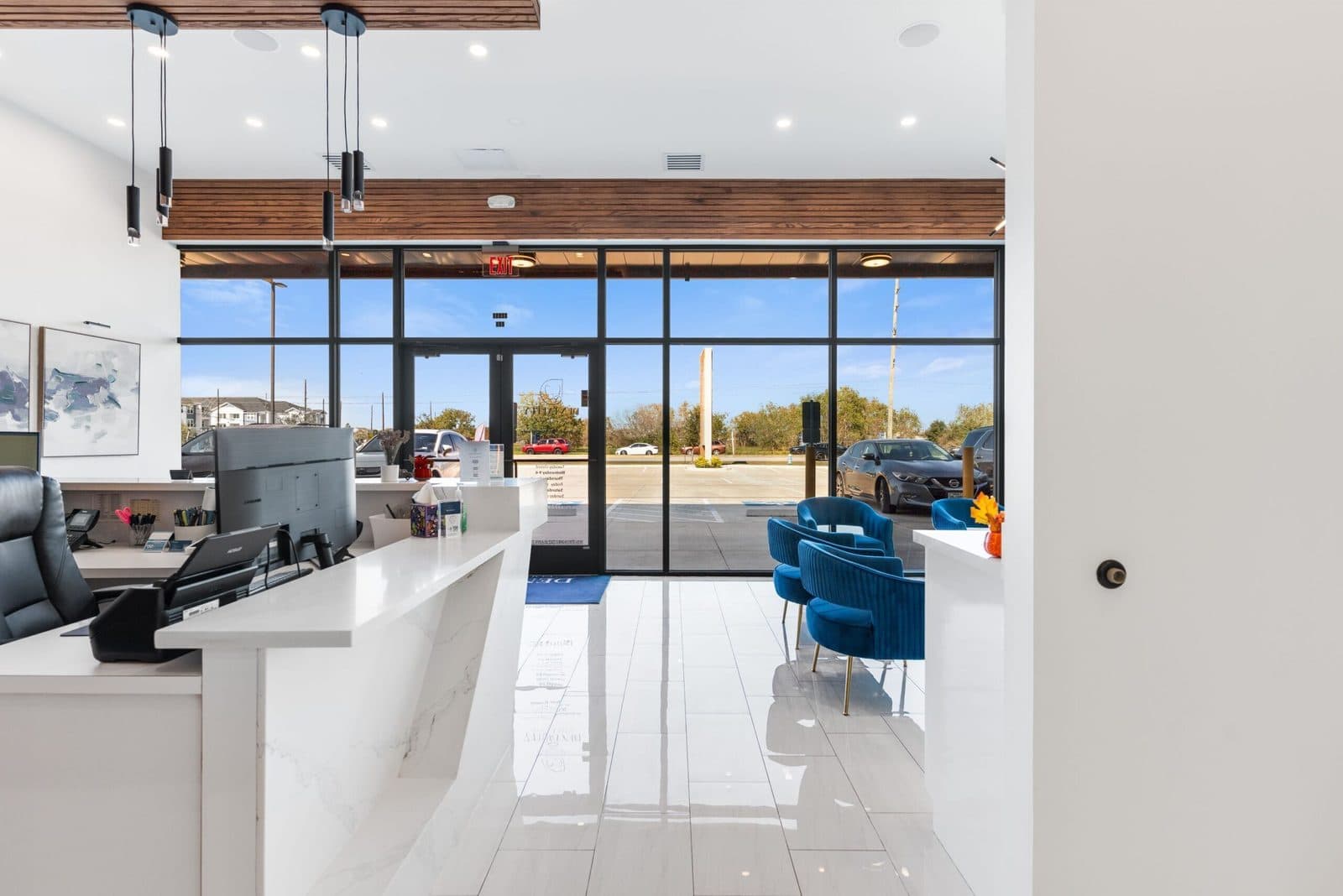 Reception and front desk