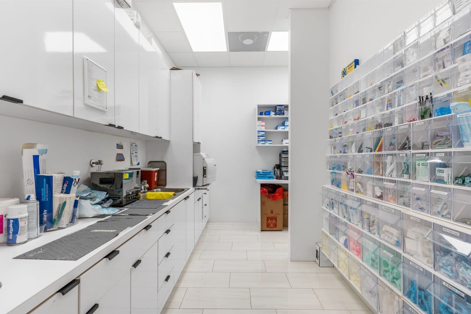 Sterilization and materials area